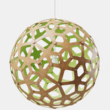 Coral Pendant Light Bamboo Lime 31 Inch By David Trubridge