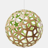 Coral Pendant Light Bamboo Lime 47 Inch By David Trubridge