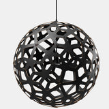 Coral Pendant Light Black 2 Sides 39 Inch By David Trubridge