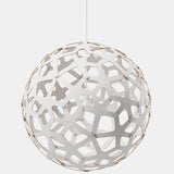 Coral Pendant Light White 2 Sides 24 Inch By David Trubridge