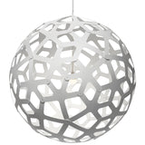 Coral Pendant Light White 2 Sides 63 Inch By David Trubridge