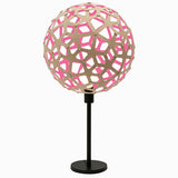 Coral Table Lamp Bamboo Pink By David Trubridge