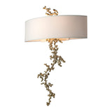 Coral Wall Sconce, shown in Modern Brass, by Hubbardton Forge