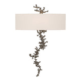 Coral Wall Sconce in Dark Smoke by Hubbardton Forge