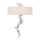 Coral Wall Sconce in Vintage Platinum by Hubbardton Forge