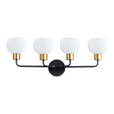 Coraline Bath Vanity Light Bronze / Satin Brass by Maxim Lighting