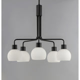 Coraline Chandelier Black by Maxim Lighting