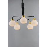 Coraline Chandelier Bronze / Satin Brass by Maxim Lighting