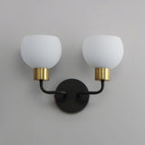 Coraline Wall Sconce Bronze / Satin Brass by Maxim Lighting