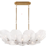 Corato Linear Suspension Brushed Brass And White By Lib And Co