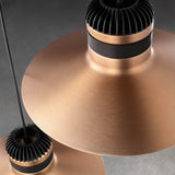 Cordea SG Pendant Rose Gold Light By Masiero Detaield View