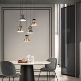 Cordea SP Pendant Gold Light By Masiero Lifestyle View