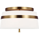 Cordtlandt Semi-Flushmount — 14", Burnished Brass