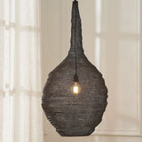 Corfu Pendant Light Powder Coated Matte Black By Renwil Lifestyle View 1