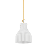 Corin thia Pendant Light Small Aged Brass By Mitzi