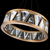 Corinth Chandelier Aged Brass By Schonbek Beyond - Front View