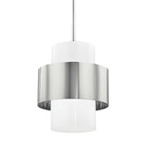 Corinth Pendant - 15.5 Inch - Polished Nickel by Hudson Valley