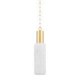 Corissa Pendant - Aged Brass