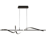 Corkscrew 4CCT LED Pendant Black By WAC Lighting