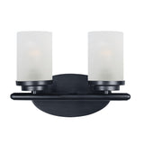 Corona Bath Vanity Light Black by Maxim Lighting