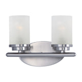 Corona Bath Vanity Light Satin Nickel by Maxim Lighting