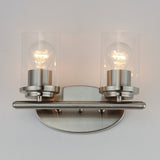 Corona Bath Vanity Light Satin Nickel by Maxim Lighting