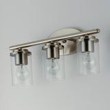Corona Bath Vanity Light Satin Nickel by Maxim Lighting