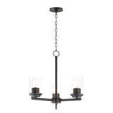 Corona Chandelier Black by Maxim Lighting