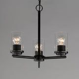 Corona Chandelier Black by Maxim Lighting
