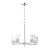 Corona Chandelier Satin Nickel by Maxim Lighting