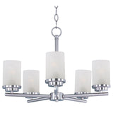 Corona Chandelier Satin Nickel by Maxim Lighting