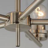 Corona Chandelier Satin Nickel by Maxim Lighting