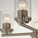Corona Chandelier Satin Nickel by Maxim Lighting