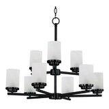 Corona Multi-Tier Chandelier Black by Maxim Lighting