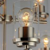 Corona Multi-Tier Chandelier Satin Nickel by Maxim Lighting