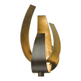 Corona Wall Sconce Large, shown in Dark Smoke, by Hubbardton Forge