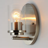 Corona Wall Sconce Vanity Light Satin Nickel by Maxim Lighting