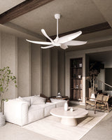 Coronado Fan Large White By Kuzco Lifestyle View