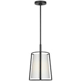 Cortes Pendant Medium Midnight Black By Visual Comfort Studio - Side View1