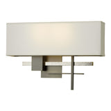 Cosmo Sconce - Dark Smoke-Hubbardton Forge Sterling Natural Anna