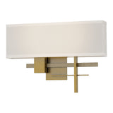 Cosmo Sconce - Modern Brass-Hubbardton Forge Soft Gold Flax