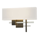 Cosmo Sconce - Natural Iron-Hubbardton Forge Vintage Platinum Flax
