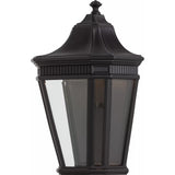 Cotswold Lane Pocket Outdoor Wall Lantern — Black