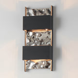 Coulee LED Outdoor Wall Sconce Medium With Light By ET2 Side View