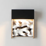 Coulee LED Outdoor Wall Sconce Small With Light By ET2 Front View