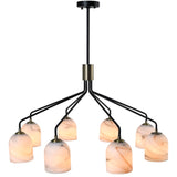 Crema Chandelier Medium By Artcraft - Front View1