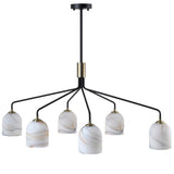 Crema Chandelier Small By Artcraft - Front View2