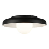 Creston Ceiling Light 11 7/8 Inch Matte Black