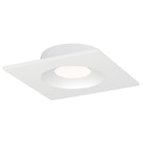 Crisp 4 Square LED Recessed Downlight 3000K White By Maxim Lighting