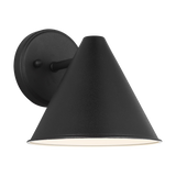 Crittenden Outdoor Wall Lantern Small Black By Generation Lighting